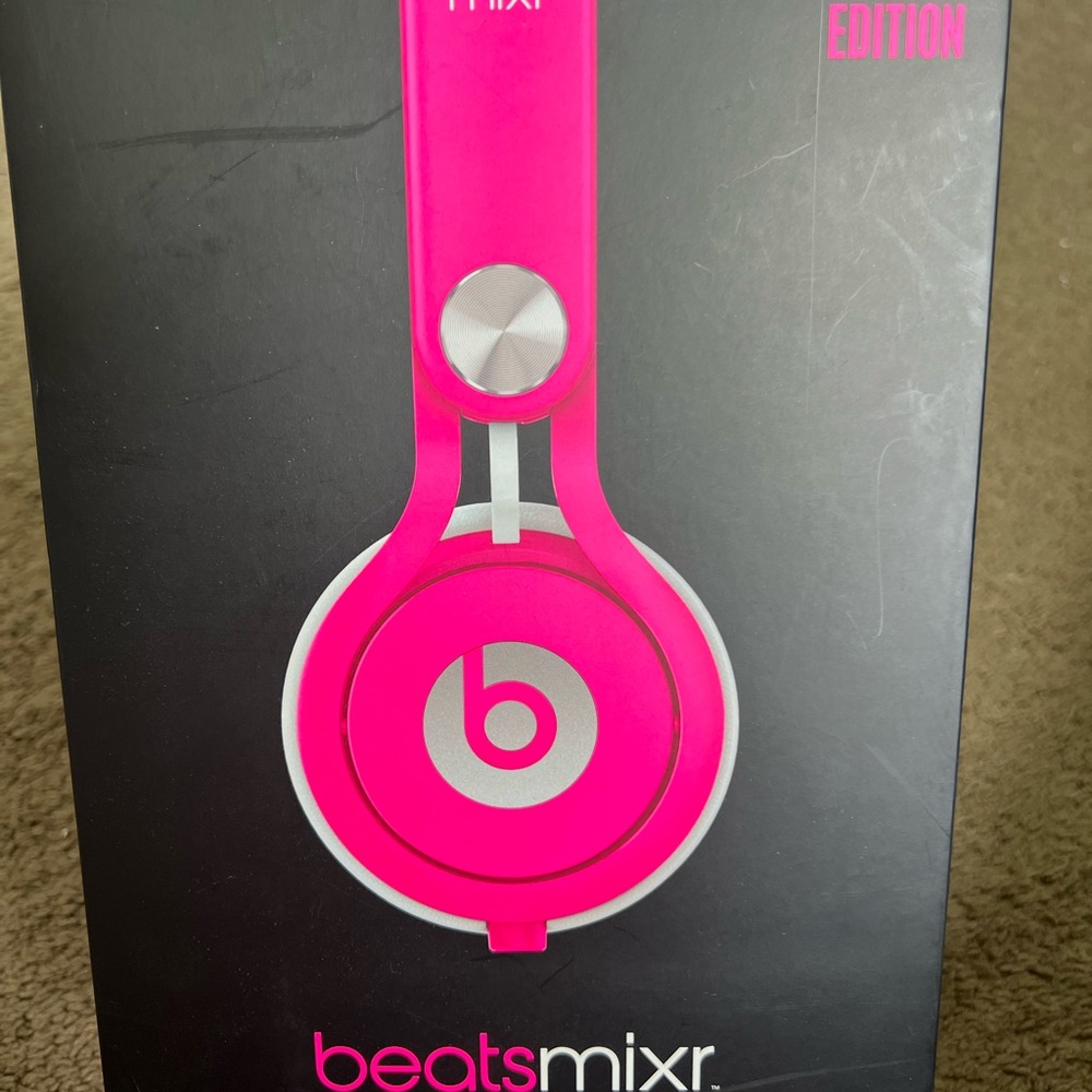 Beats by Dre Mixr Pink Headphones